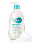 Gel de duș cremos Creamy Touch Body Wash, Derma:B, 400 ml