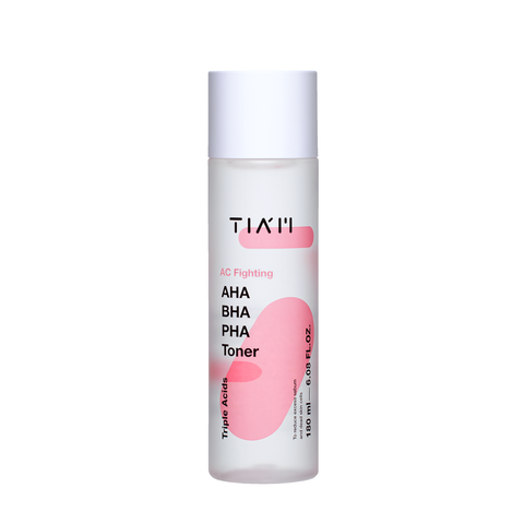 Toner AHA BHA PHA pentru piele predispusa la acnee, TIA'M, 180 ml