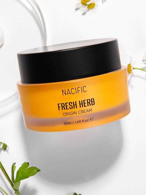 Crema de fata hidratanta pentru piele sensibila, Fresh Herb Origin, Nacific, 50 ml