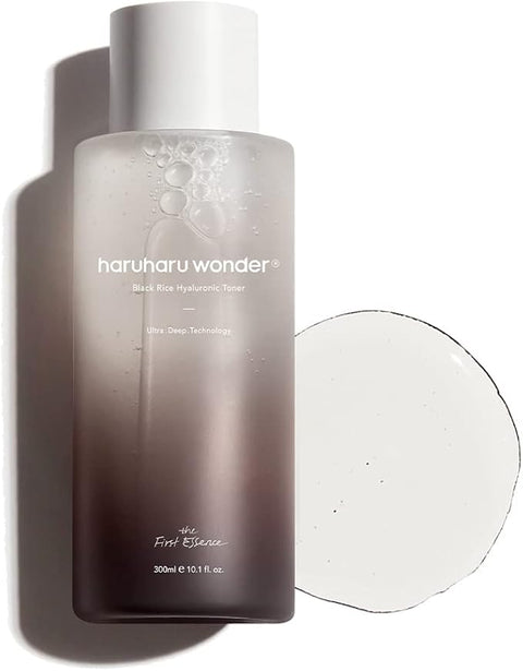 Lotiune tonica cu Orez Negru si Acid Hialuronic, HaruHaru, 300 ml