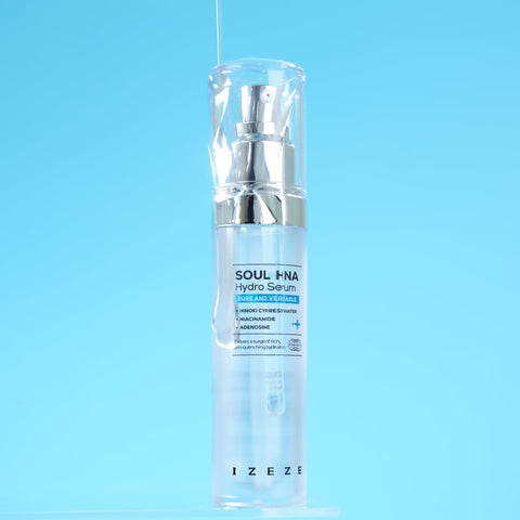 Ser regenerant si hidratant cu 8 straturi de Acid Hialuronic si Apa de Chiparos, Soul HNA Hydro, IZEZE, 30 ml