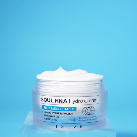 Pachet de cosmetice coreene Crema Soul HNA Hydro, IZEZE, 50 ml + Ser Soul HNA Hydro, IZEZE, 30 ml + Toner Soul HNA Hydro, IZEZE, 150 ml