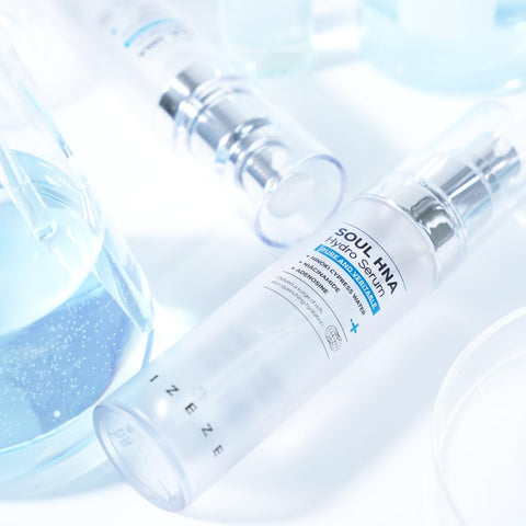 Ser regenerant si hidratant cu 8 straturi de Acid Hialuronic si Apa de Chiparos, Soul HNA Hydro, IZEZE, 30 ml