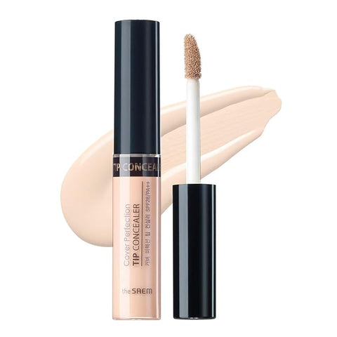 Concealer Cover Perfection Tip Concealer, LIGHT BEIGE, The SAEM, 6.5 g