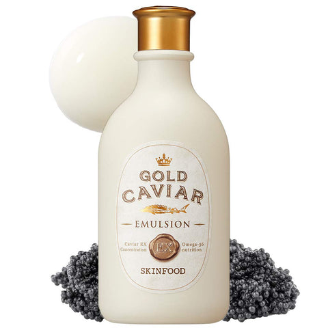 Emulsie cu caviar si aur pentru piele uscata si imbatranita, SkinFood, 145 ml