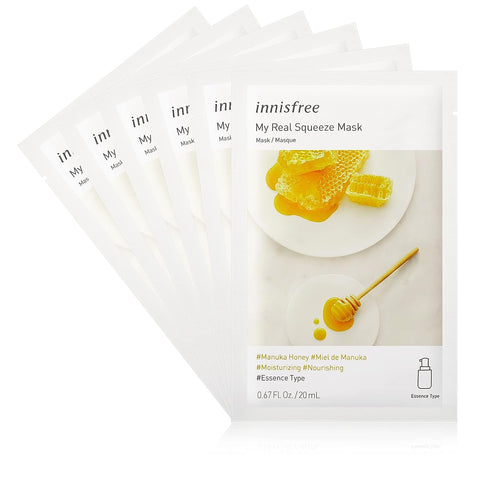 Set 10 masti faciale cu miere de Manuka, Innisfree, 20 ml