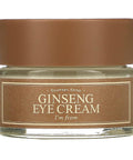 Crema de ochi iluminatoare si impotriva cearcanilor, Ginseng, I'M FROM, 30 g