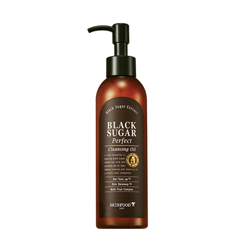 Ulei pentru curatare faciala cu Zahar Negru, SkinFood, 200 ml