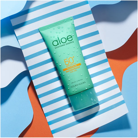 Crema cu Aloe Vera SPF50+PA++++ Waterproof, Holika Holika, 100 ml