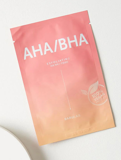 Masca vegana exfolianta cu AHA/BHA, Barulab, 23 g