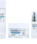Pachet de cosmetice coreene Crema Soul HNA Hydro, IZEZE, 50 ml + Ser Soul HNA Hydro, IZEZE, 30 ml + Toner Soul HNA Hydro, IZEZE, 150 ml