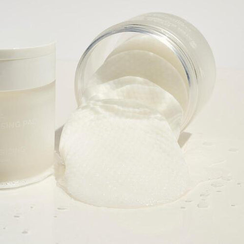 Dischete pentru curatarea si hidratarea tenului, cu complex de Ceramice, Hyaluronic si Centella Asiatica, DearSister, 70 buc