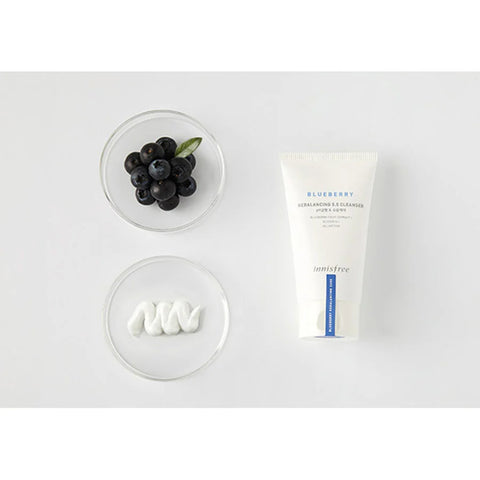 Gel de curatare, Blueberry Rebalancing 5.5 Cleanser, Innisfree, 100 ml
