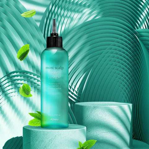 Loțiune răcoritoare cu mentă, pentru scalp, A'pieu, 200 ml
