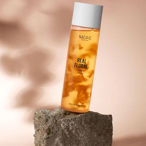 Toner de fata cu petale de Trandafir Real Floral Rose, Nacific, 180 ml