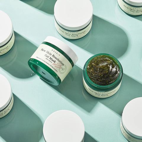Masca de fata AXIS-Y New Skin Resolution Gel Mask calmanta pentru luminozitate cu Heartleaf si 2% Niacinamida 100ml
