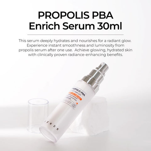 Ser revitalizant pentru ingrijirea pielii cu extract de Propolis si Niacinamide, IZEZE, 30 ml