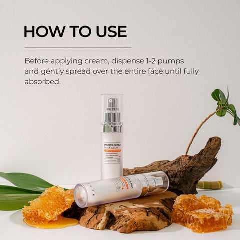 Ser revitalizant pentru ingrijirea pielii cu extract de Propolis si Niacinamide, IZEZE, 30 ml