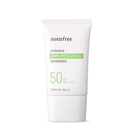 Crema cu protectie solara intensiva anti-poluare, Innisfree, SPF 50+ PA++++, 50 ml