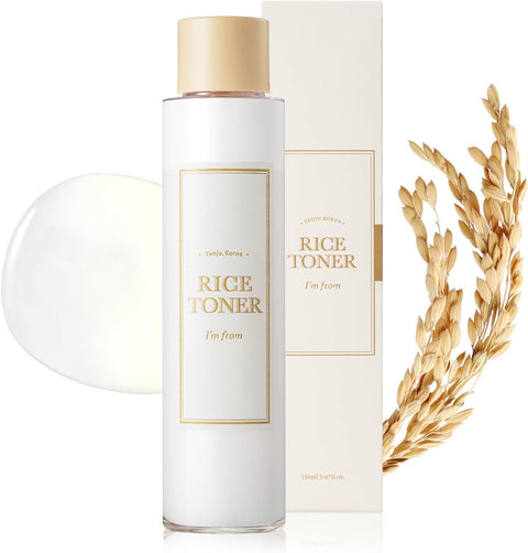 Toner de fata calmant si iluminator cu Orez, I'M From, 150 ml