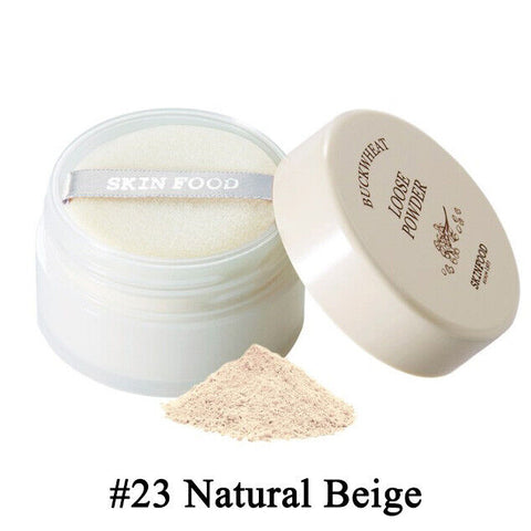 Pudra cu extract de hrisca anti sebum, 23 natural beige, SkinFood, 23g