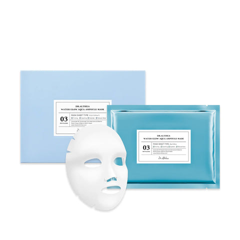 Set 4 Masti hidratante cu efect iluminator (Mătase cu Squalană+Carbune+Water Glow+Brightening Mask), Dr. Althea