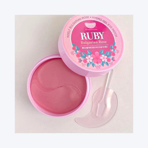 Plasturi pentru ochi Ruby Bulgarian Rose Eye Patch, Petitfee, 60 buc