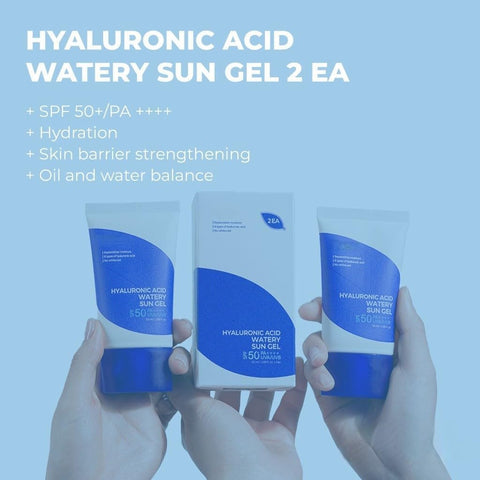 Set 2 geluri Acid Hialuronic cu SPF50+ PA++++ , Isntree, 2x50ml