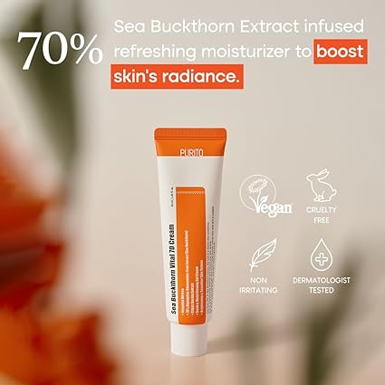 Crema de fata, Sea Buckthorn Vital 70, Purito, 50 ml