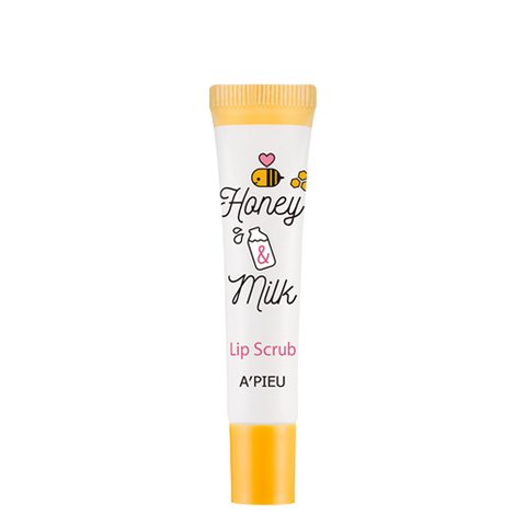 Scrub pentru buze cu Miere si Lapte, A'Pieu, 8 ml