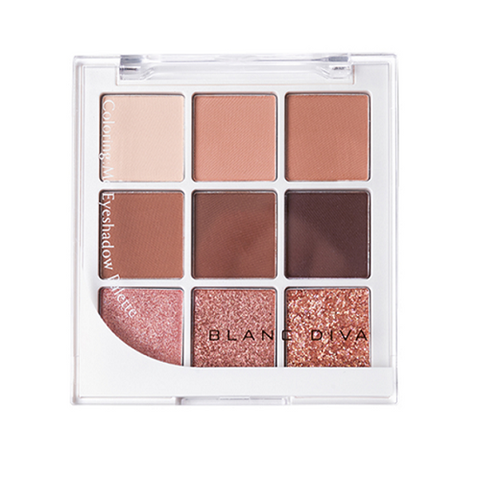 Paleta farduri pentru ochi 02W Brown, Blanc Diva, 7.4G