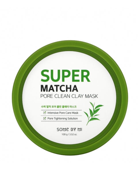 Masca de fata cu argila Super Matcha Pore Clean Clay Mask, Some by mi, 100 g