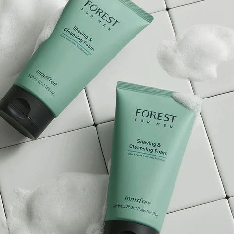 Spuma de curatare si ras Forest Men, Innisfree, 150 ml