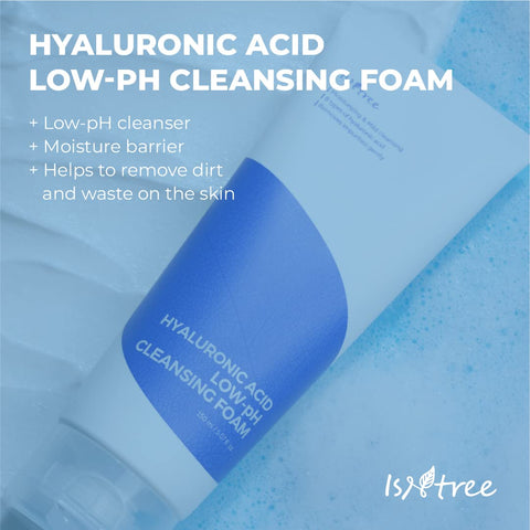 Spuma de curatare Hyaluronic Acid Low-pH Cleansing Foam, Isntree, 150ml