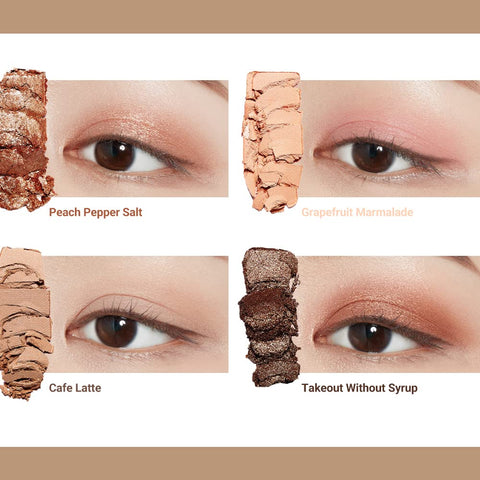 Paleta Play Color Eyes, In the cafe, Etude, 10g