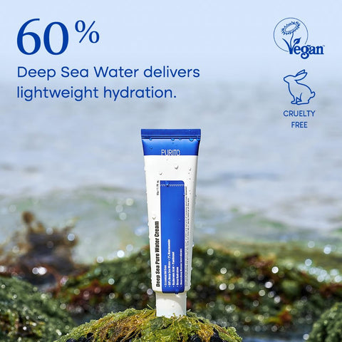 Crema de fata pentru ten gras, Deep Sea Pure Water Cream, Purito, 50 ml