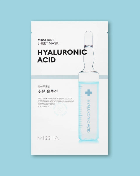 Masca faciala pentru hidratare cu acid hialuronic Missha, 28 ml