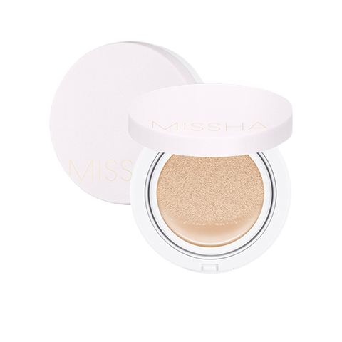 Fond de ten multifuncțional de tip cushion, Missha Magic Cushion Cover Lasting no 21, SPF50+ PA+++, 15 g