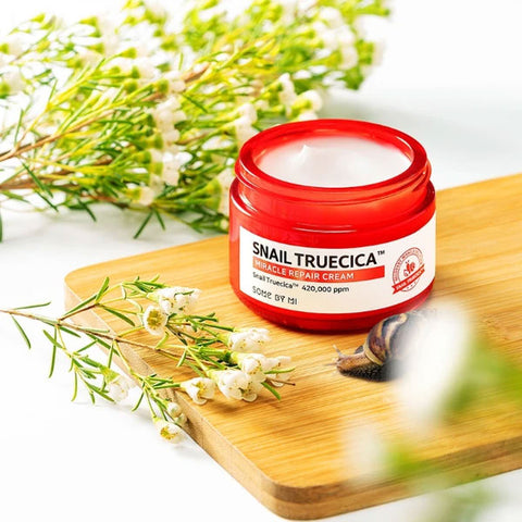 Crema de față, Snail Truecica Miracle Repair Cream, Some By Mi, 60 g