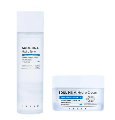 Pachet Crema Soul HNA Hydro, IZEZE, 50 ml + Toner Soul HNA Hydro, IZEZE, 150 ml