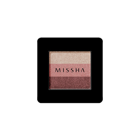 Fard de pleoape, Triple Shadow, 06 MARSALA RED,  MISSHA, 2 g