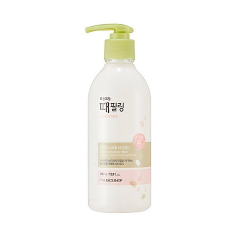 Gel de dus tip scrub pentru curatarea perfecta a pielii, daily scrub body wash, The Face Shop, 380 ml