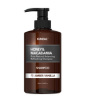 Sampon hipoalergenic natural si extra-hidratant cu miere si macadamia, AMBER VANILLA, Kundal, 500 ml