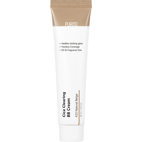 Crema Coloranta de fata BB Cream 23 Natural Beige Cica Clearing, 30 ml, Purito