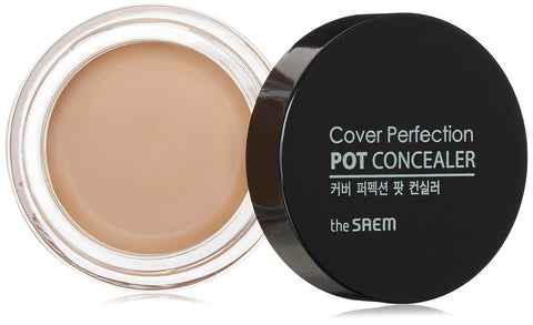 Corector Cremos Cover Perfection Pot Concealer, CLEAR BEIGE, THE Saem, 4 g