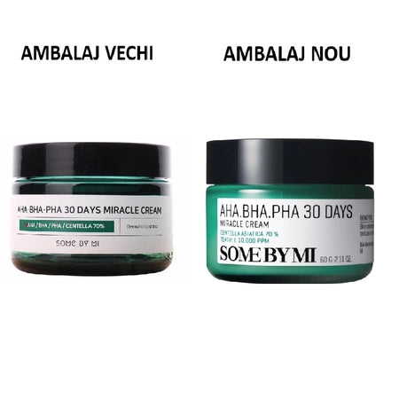 Crema cu AHA, BHA si PHA 30 Days Miracle Cream, SOME BY MI, 60 ml