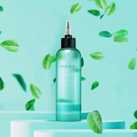 Loțiune răcoritoare cu mentă, pentru scalp, A'pieu, 200 ml