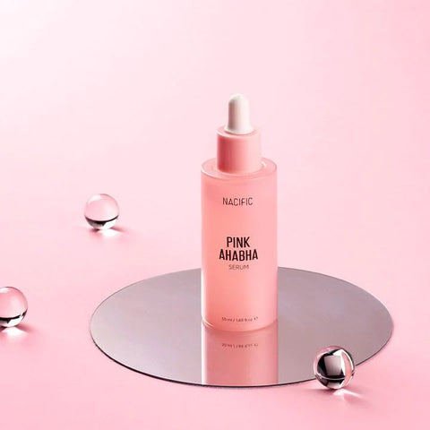 Ser de fata pentru exfoliere cu acizi AHA BHA, Nacific Pink, 50 ml