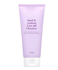 Gel de curatare pentru ten sensibil cu mucina de melc si azulena Snail & Azulene Low pH Cleanser, Tia'm, 200 ml