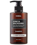 Sampon hipoalergenic natural si extra-hidratant cu miere si macadamia, Cherry Blossom, Kundal, 500 ml